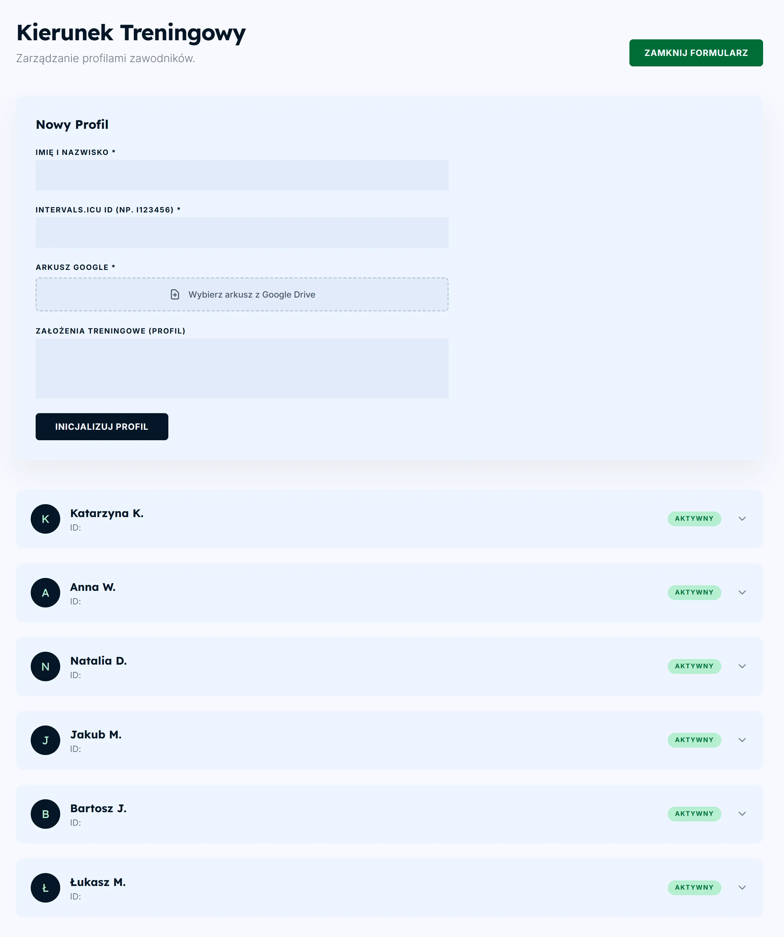 Profil zawodnika C-Assist